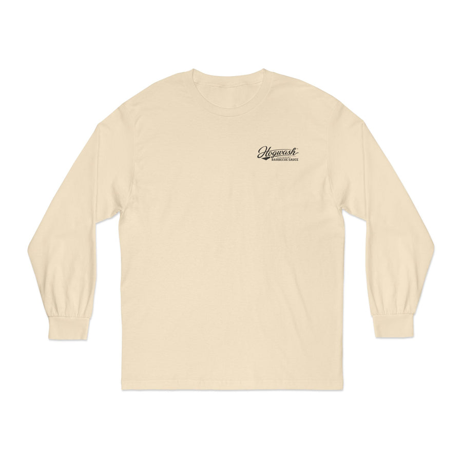 Pig Head Tee - Long Sleeve (Beige)